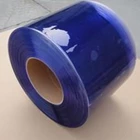 Tirai PVC / Plastik Blue Clear Untuk Gudang Marunda 1