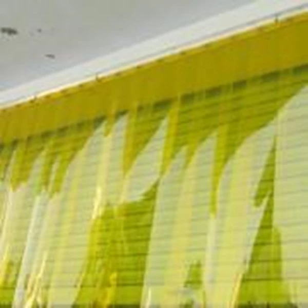 Yellow PVC Curtain Curtains 3mmx 30cmx50meter