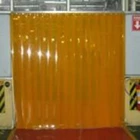 Tirai PVC / Plastik Curtain Orange Clear pemisah ruangan  1
