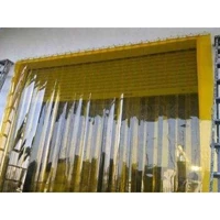 Tirai PVC Curtain  Yellow Clear 