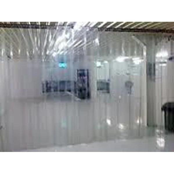 Plastik Mika PVC Curtain Bening 