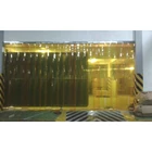 Tirai PVC / Plastik Curtain Strip Kuning Clear 1