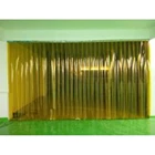 Tirai PVC / Plastik Curtain Kuning untuk Pintu 1