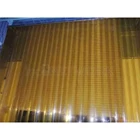Tirai PVC / Plastik Curtain Plastik Orange Pintu Gudang 1