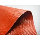 Fiberglass Lembaran Silicone Fabric Merah 1