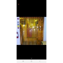 Tirai PVC Curtain Orange Clear Untuk Pintu