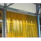 Tirai PVC / Plastik Curtain Lentur Orange  1